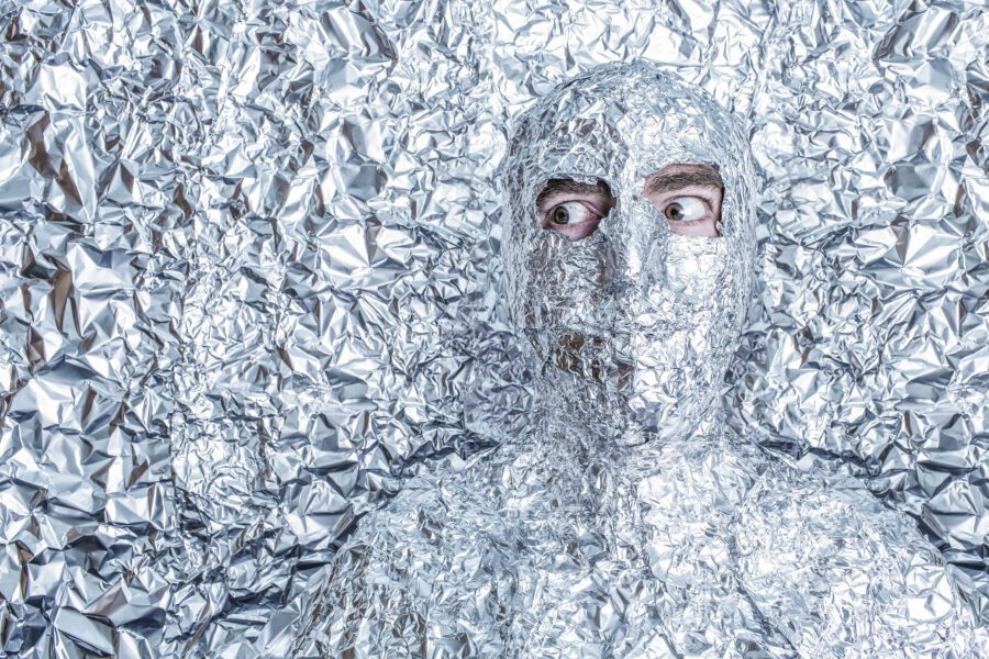 Tinfoil Man Free Stock Photo