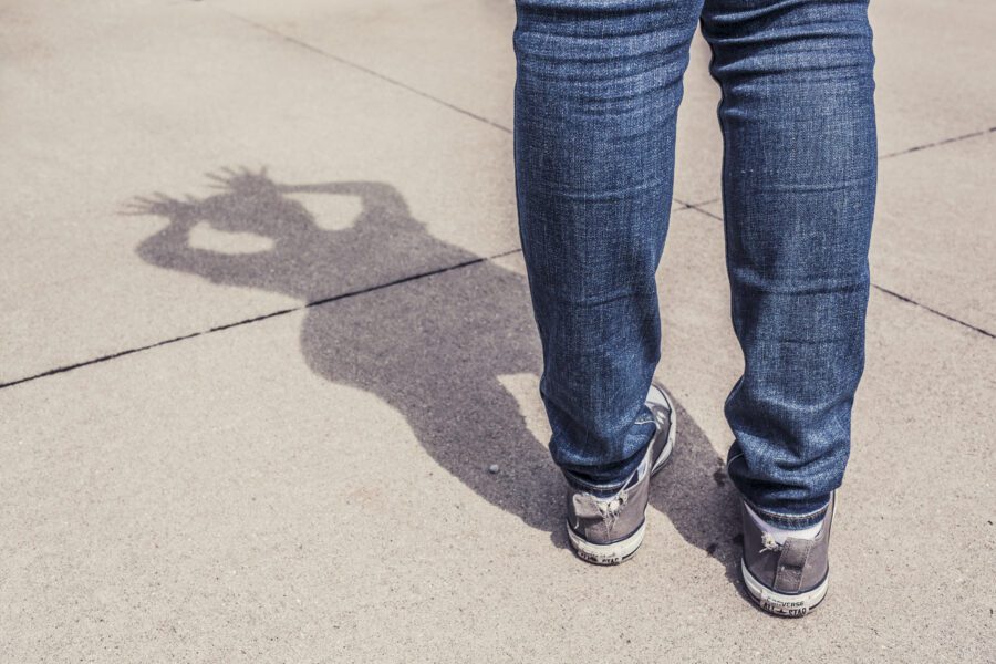 Jeans Reflection Free Stock Photo