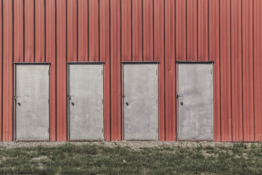 Red Building Free Stock Photo