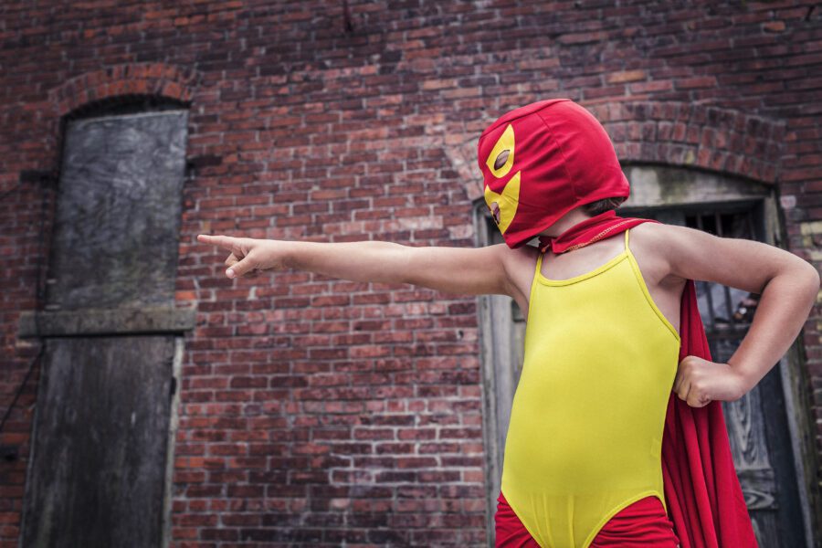 Colorful Superhero Free Stock Photo