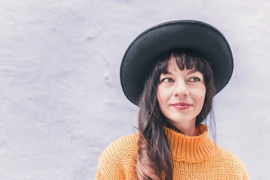 Woman Wearing Black Hat Free Stock Photo