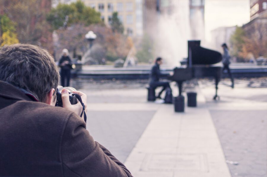 Photographer & Musician Free Stock Photo