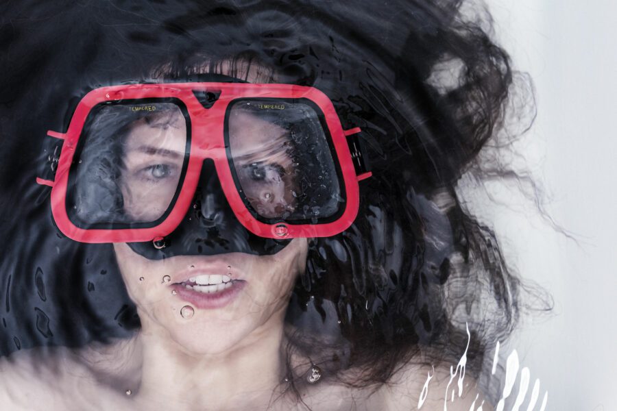 Woman Snorkelling Free Stock Photo