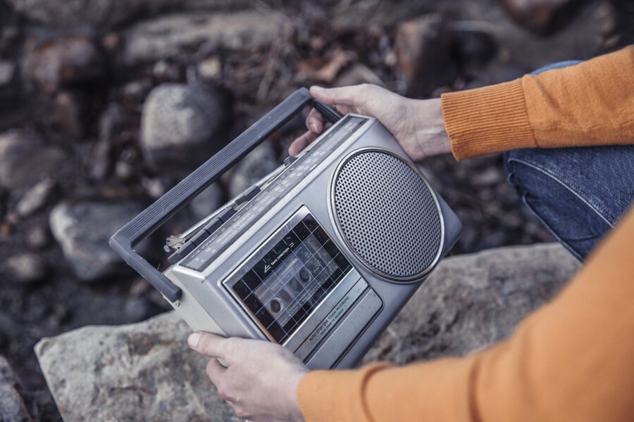 Retro Boombox Free Stock Photo