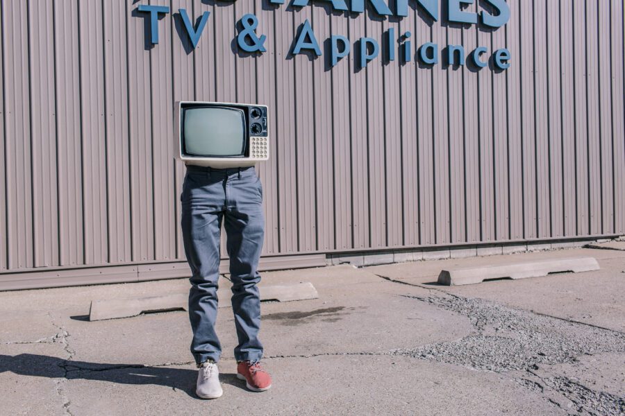 Television Man Free Stock Photo