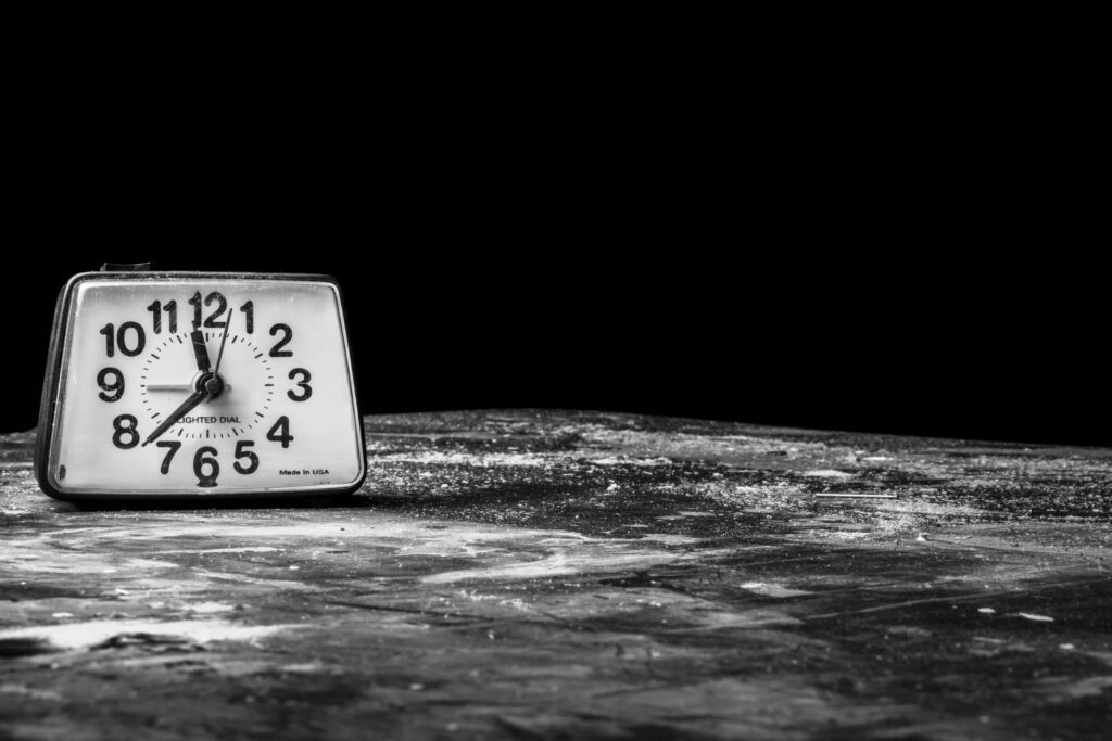 Old Vintage Alarm Clock Free Stock Photo