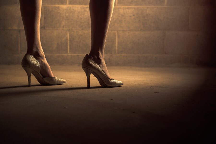 Woman in Heels Free Stock Photo