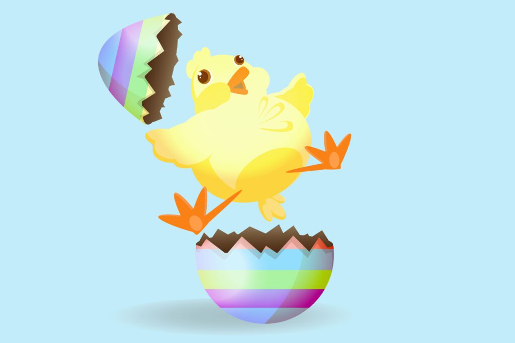 Baby Easter Chick Free Stock Photo