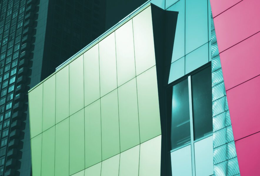 Colorful Abstract Building Free Stock Photo