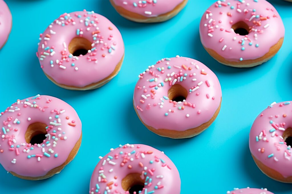 Frosted Donuts Food Free Stock Photo