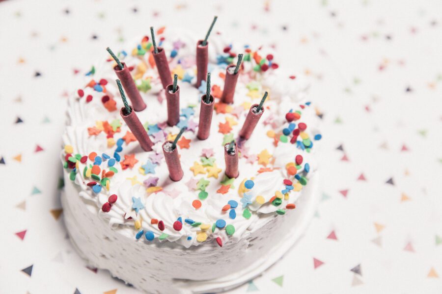 Confetti Cake Free Stock Photo