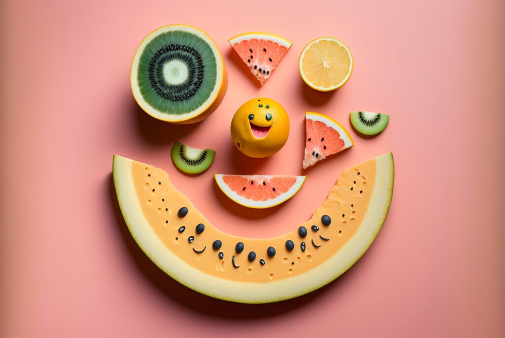 Smiling Happy Fruit Free Stock Photo