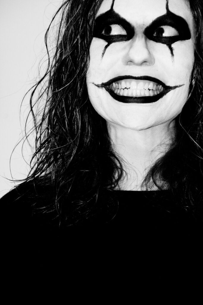 Creepy Halloween Makeup Free Stock Photo