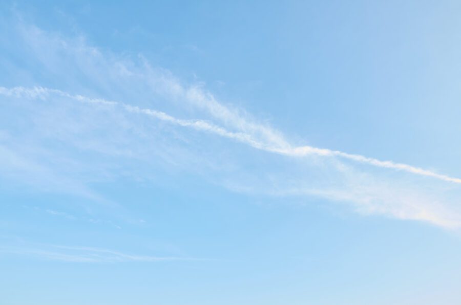 Wispy Cloud Sky Free Stock Photo