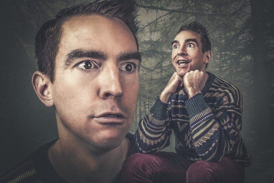 Man Sweater Goofy Portrait Free Stock Photo