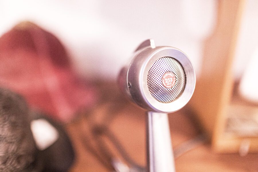 Retro Microphone Free Stock Photo