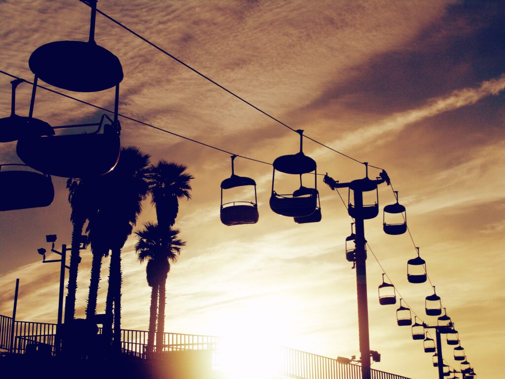 Ski Lift in Summer Free Stock Photo