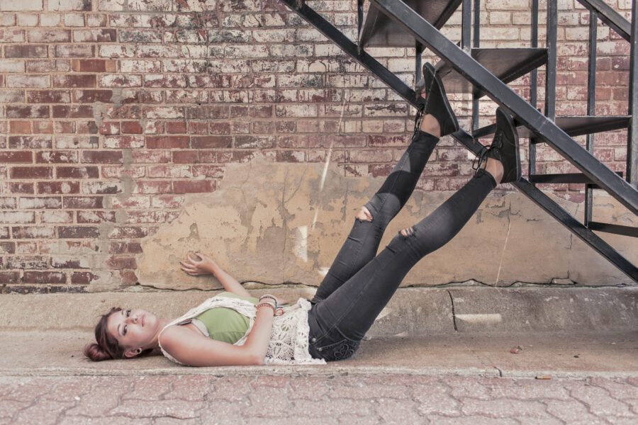 Girl Resting Free Stock Photo