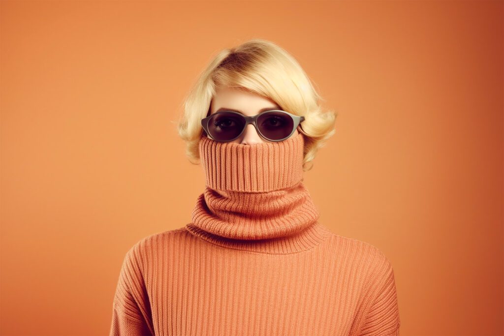 Turtleneck Sweater Fashion Free Stock Photo