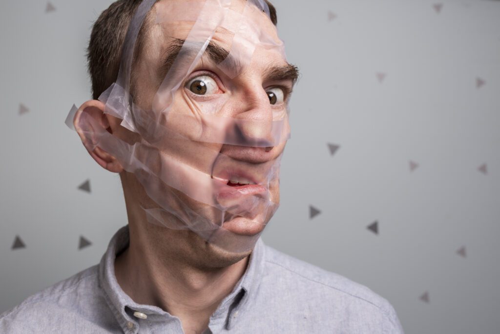 Face Tape Free Stock Photo