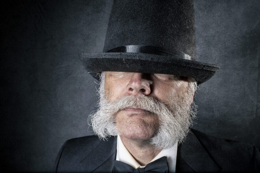 Top hat man Free Stock Photo