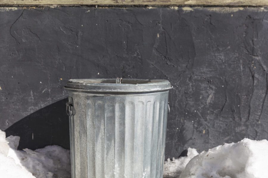 Trash Can Garbage Free Stock Photo