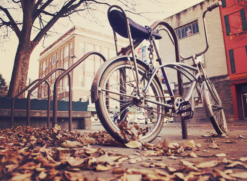 Vintage Chopper Bike Free Stock Photo