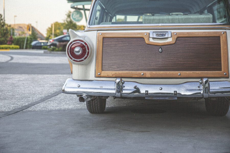 Old Station Wagon Free Stock Photo