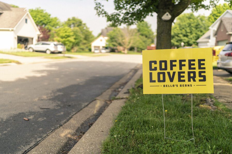 Yard Lawn Sign Free Stock Photo