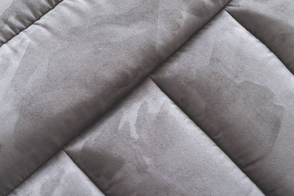 Gray Suede Sofa Abstract Close Up Free Photo