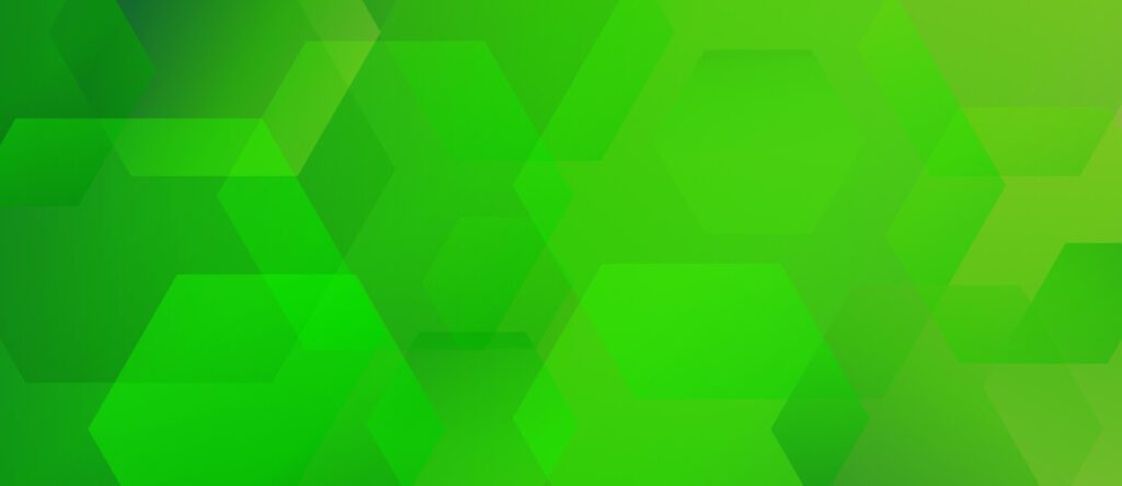 Green abstract background with polygonal shapes dynamic Free Vector