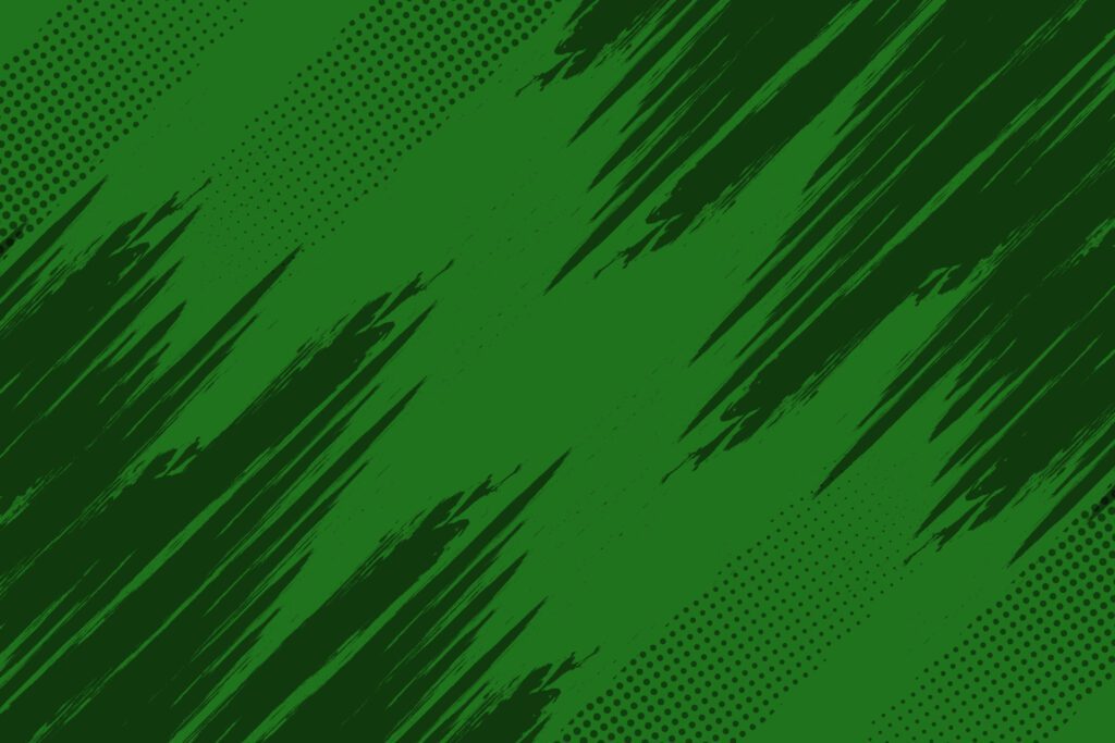 Green abstract grunge texture with halftone background Free Vector