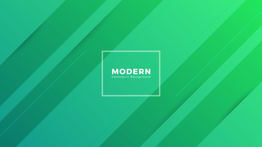 Green Abstract Modern Background Design Free Vector