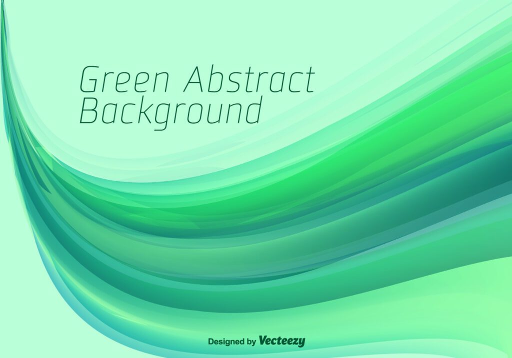 Green Abstract Vector Background Free Vector and Free SVG