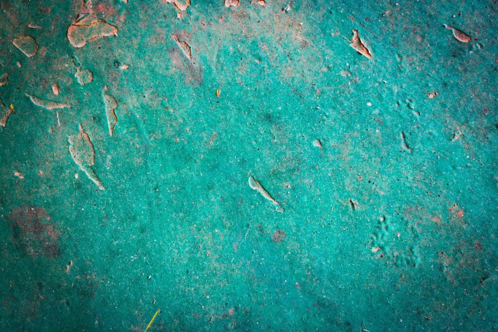 Green grunge iron rust texture and background Stock Free