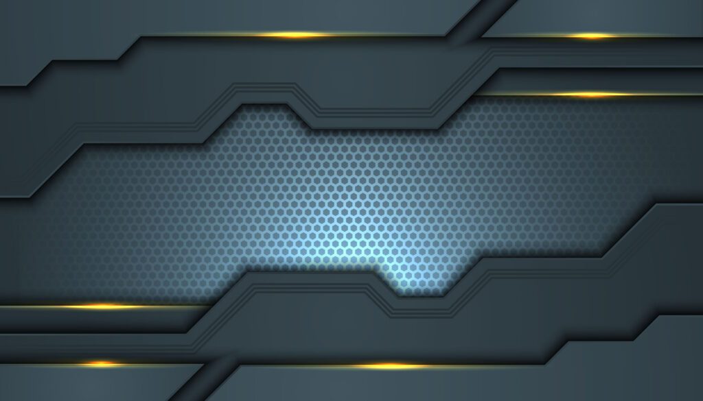 Grey Abstract Background with Uneven Geometric Layers Free Vector