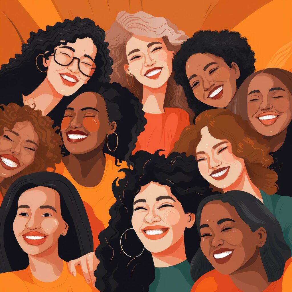 Group of Smiling and Happy Women Stock Free