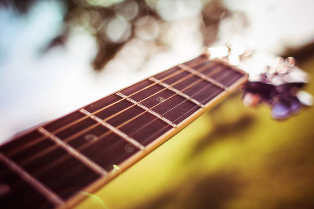 Guitar Strings Detail Free Photo