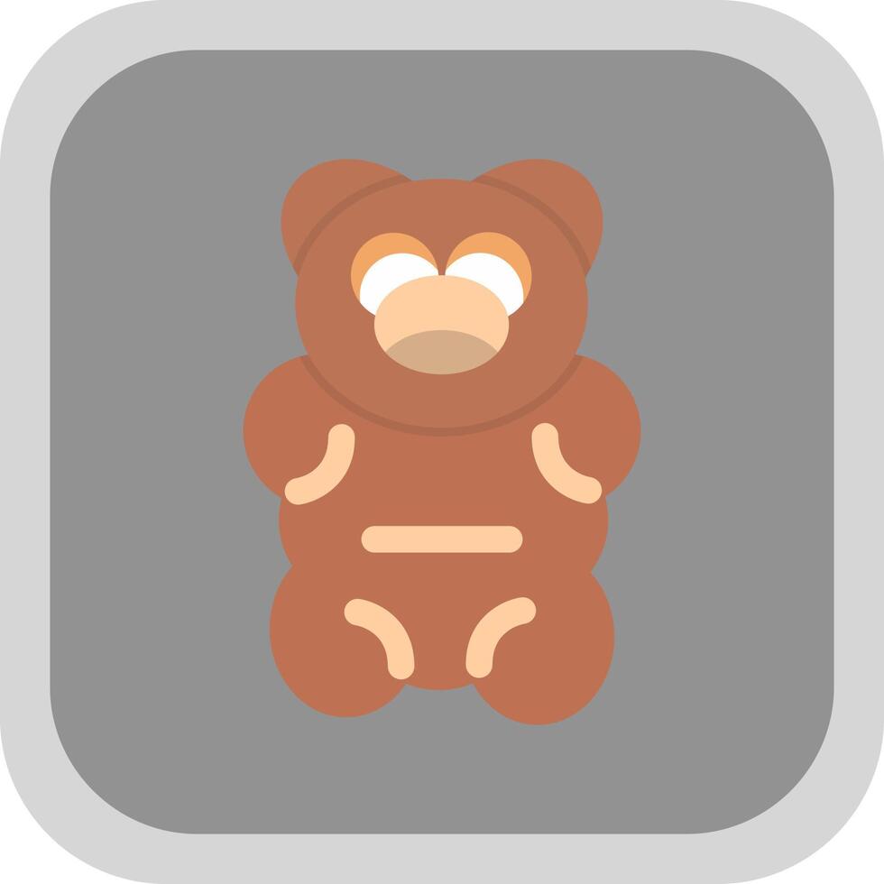 Gummy Bear Vector Icon Design Stock Free