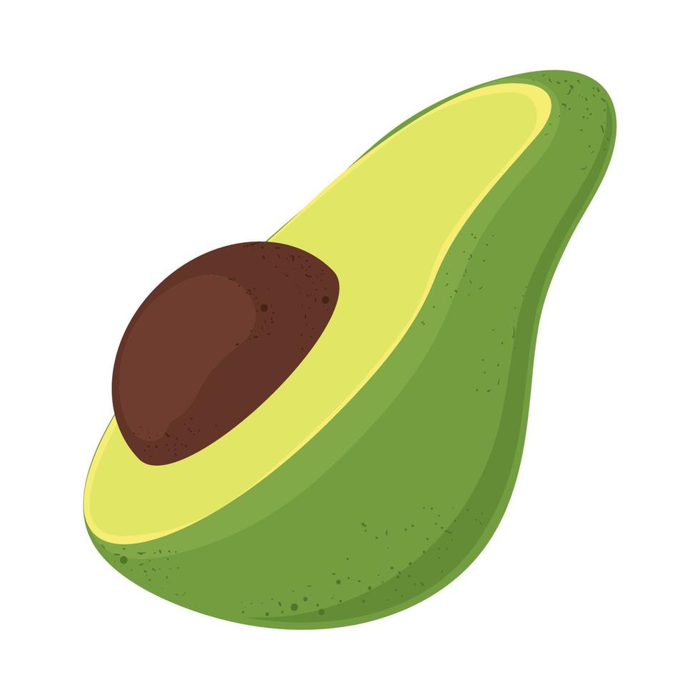 half avocado icon Stock Free