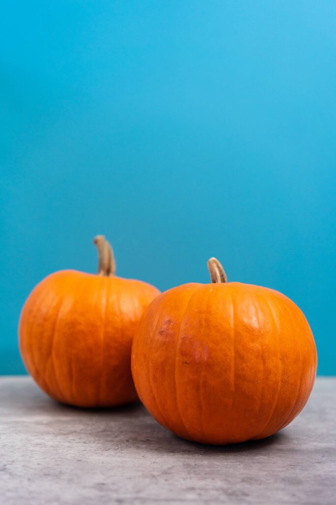 Halloween Pumpkins with Place for Text Free Photo