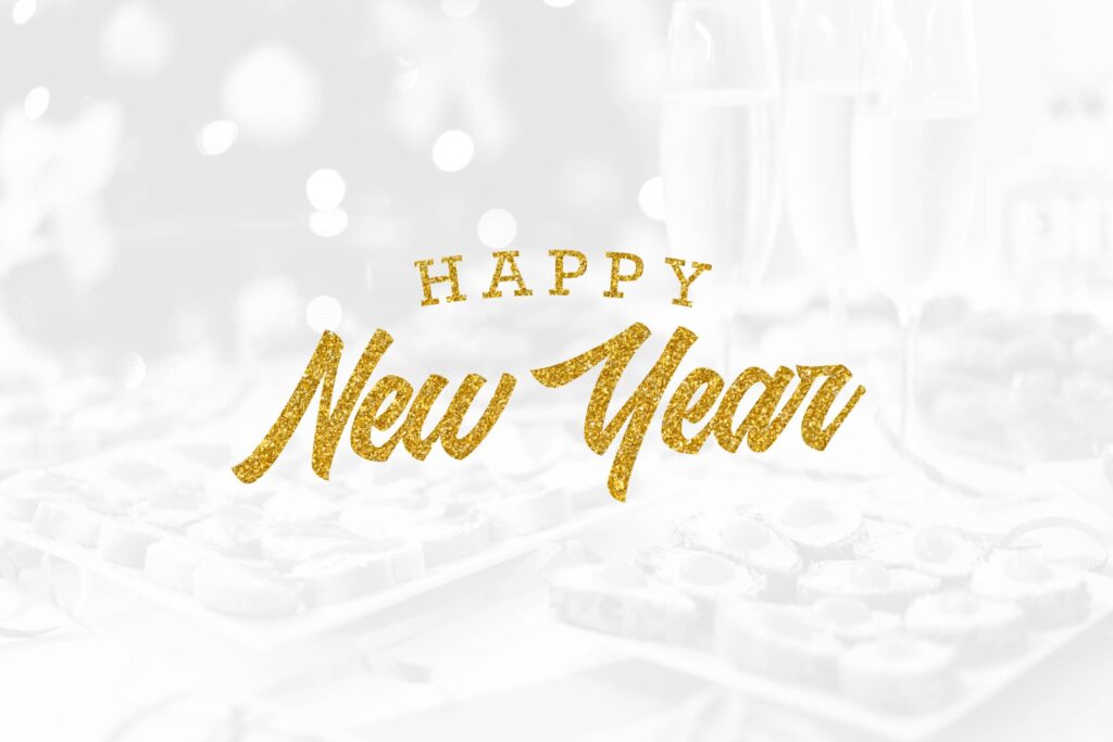 Happy New Year Lettering Free Photo