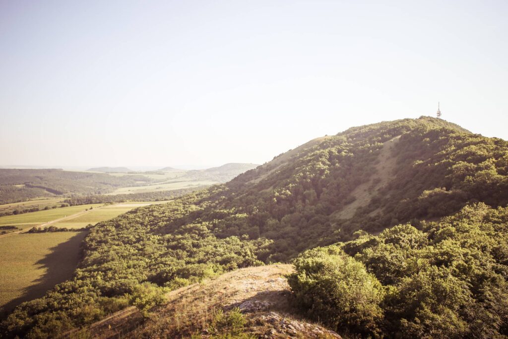 Hill with Transmitter Tower Free Photo