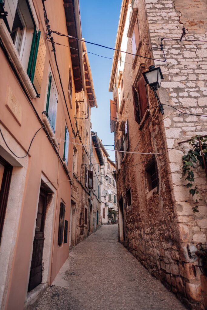 Historic Streets of Rovinj, Croatia Free Photo