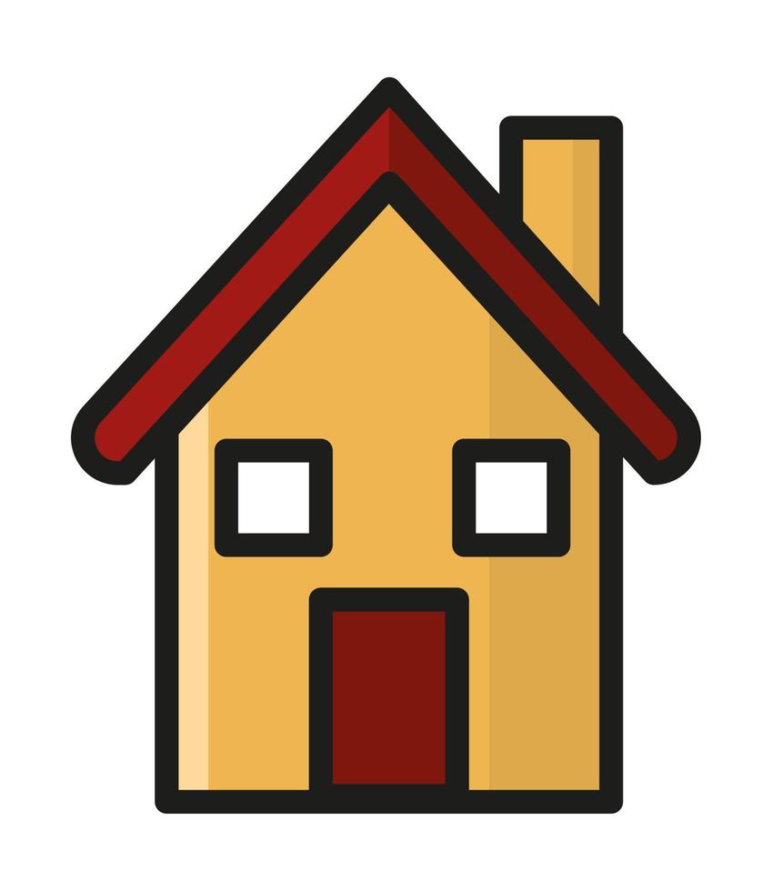 house cartoon icon Stock Free