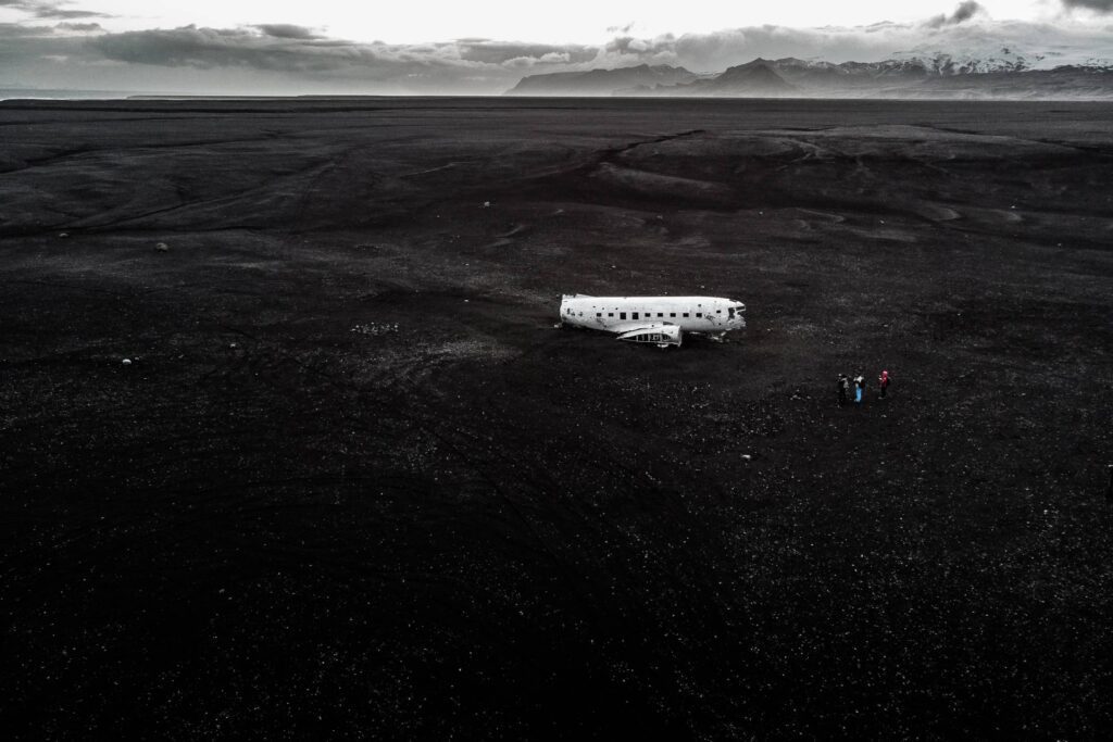 Iceland DC-3 Plane Wreckage Free Photo