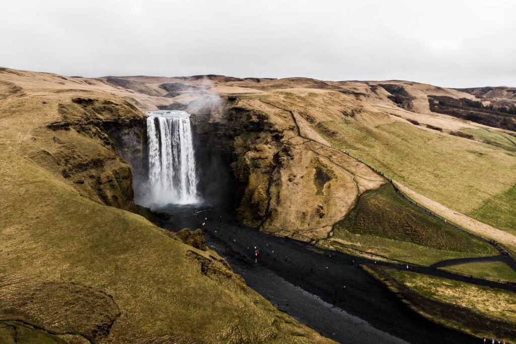 Iceland Waterfall Skógafoss Free Photo