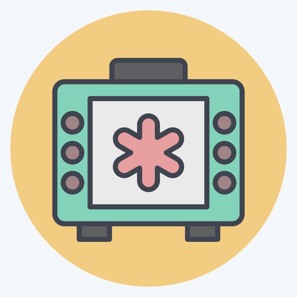 Icon Emergency News. related to Emergency symbol. color mate style. simple design illustration Stock Free