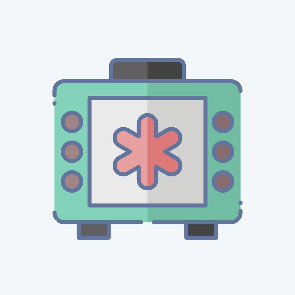 Icon Emergency News. related to Emergency symbol. doodle style. simple design illustration Stock Free