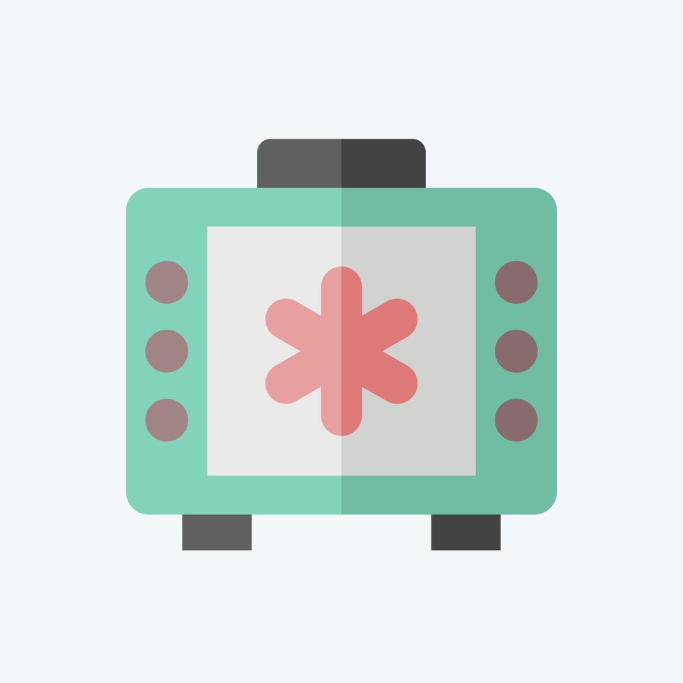 Icon Emergency News. related to Emergency symbol. flat style. simple design illustration Stock Free